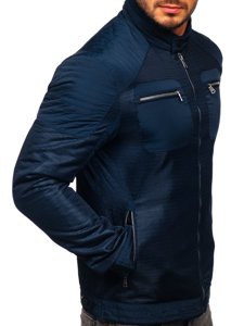 Men's Lightweight Jacket Navy Blue Bolf 1702