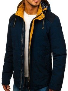 Men's Lightweight Jacket Navy Blue Bolf 1815