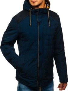 Men's Lightweight Jacket Navy Blue Bolf 1815