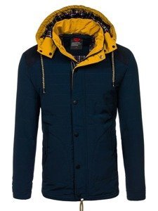 Men's Lightweight Jacket Navy Blue Bolf 1815