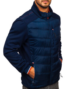 Men's Lightweight Jacket Navy Blue Bolf EX2357