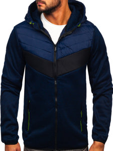 Men's Lightweight Jacket Navy Blue-Green Bolf BKS2153