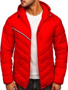 Men's Lightweight Jacket Red Bolf M13008