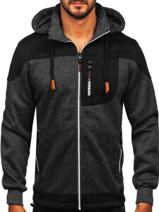 Men's Lightweight Jacket with hood Graphite Bolf TC1268