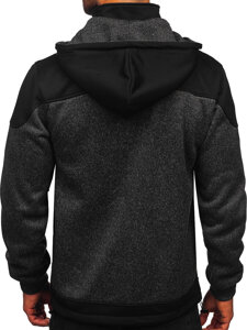 Men's Lightweight Jacket with hood Graphite Bolf TC1268