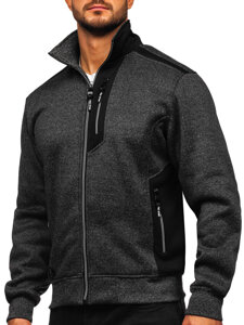 Men's Lightweight Jacket with stand up collar Graphite Bolf TC1232