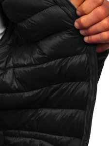 Men's Lightweight Quilted Jacket Black Bolf 13007