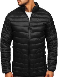 Men's Lightweight Quilted Jacket Black Bolf 13007