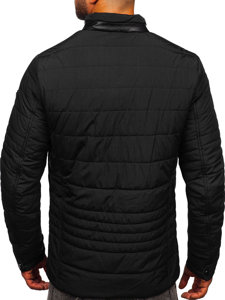 Men's Lightweight Quilted Jacket Black Bolf 22M12