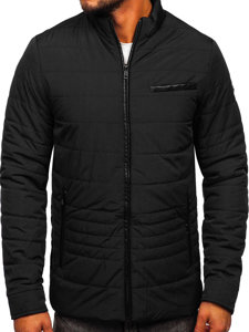 Men's Lightweight Quilted Jacket Black Bolf 22M12