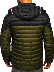 Men's Lightweight Quilted Jacket Green Bolf M13012