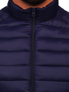 Men's Lightweight Quilted Jacket Navy Blue Bolf 23M9005