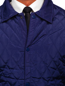 Men's Lightweight Quilted Jacket Navy Blue Bolf M13081