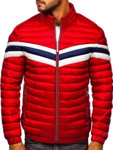 Men's Lightweight Quilted Jacket Red Bolf 6574