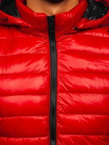 Men's Lightweight Quilted Jacket Red Bolf 6794