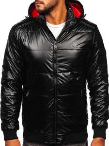 Men's Lightweight Quilted Sport Jacket Black Bolf 2143