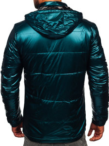 Men's Lightweight Quilted Sport Jacket Green Bolf 2137