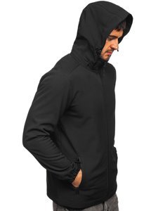 Men's Lightweight Softshell Jacket Black Bolf HH017