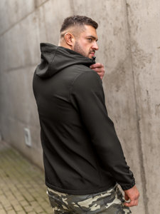 Men's Lightweight Softshell Jacket Black Bolf HH017A