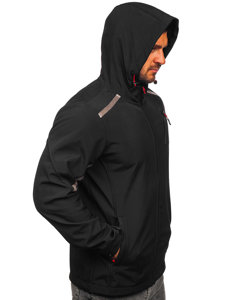 Men's Lightweight Softshell Jacket Black Bolf HSS037