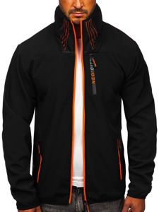 Men's Lightweight Softshell Jacket Black Bolf KS2185