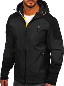 Men's Lightweight Softshell Jacket Graphite Bolf HSS040