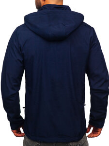 Men's Lightweight Softshell Jacket Navy Blue Bolf HSS036