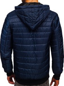 Men's Lightweight Sport Jacket Navy Blue Bolf MY13