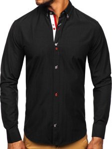 Men's Long Sleeve Shirt Black Bolf 20710