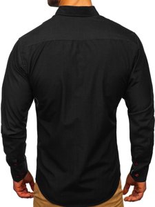 Men's Long Sleeve Shirt Black Bolf 20710