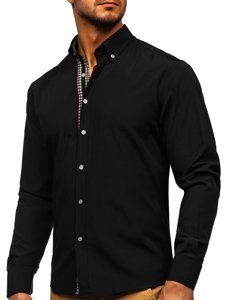 Men's Long Sleeve Shirt Black Bolf 20715