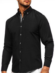 Men's Long Sleeve Shirt Black Bolf 20717