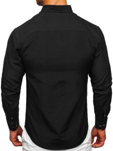 Men's Long Sleeve Shirt Black Bolf 20717