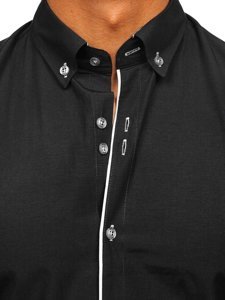 Men's Long Sleeve Shirt Black Bolf 20721