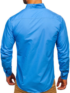 Men's Long Sleeve Shirt Blue Bolf 5720