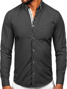 Men's Long Sleeve Shirt Graphite Bolf 3762