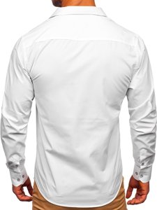 Men's Long Sleeve Shirt White Bolf 20702