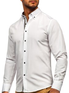 Men's Long Sleeve Shirt White Bolf 20715