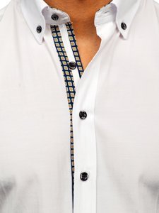 Men's Long Sleeve Shirt White Bolf 20715