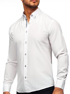 Men's Long Sleeve Shirt White Bolf 20717