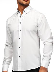 Men's Long Sleeve Shirt White Bolf 20720