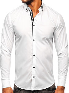 Men's Long Sleeve Shirt White Bolf 3762