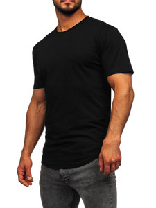 Men's Longsleeve Plain T-shirt Black Bolf 14290