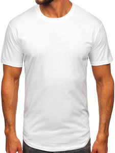 Men's Longsleeve Plain T-shirt White Bolf 14290