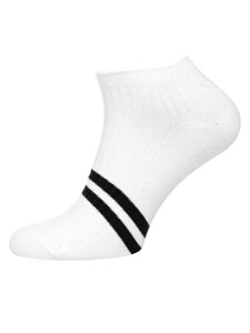 Men’s Low Socks White-Black Bolf M082-5P 5 PACK