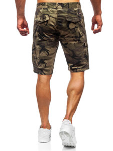 Men's Military Cargo Shorts Khaki Bolf 6713