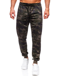 Men's Military Jogger Sweatpants Dark Green Bolf JX6185