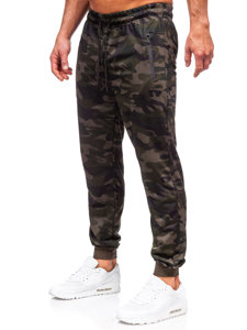 Men's Military Jogger Sweatpants Dark Green Bolf JX6185