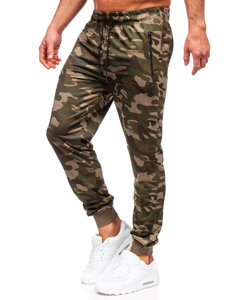 Men's Military Jogger Sweatpants Green Bolf JX6185