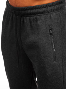 Men's Oversized Sweatpants Anthracite Bolf JX6501